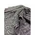 Cotton Hijab With Checkered Design and Floral Thread Embroidery Cotton Hijab With Checkered Design and Floral Thread Embroidery